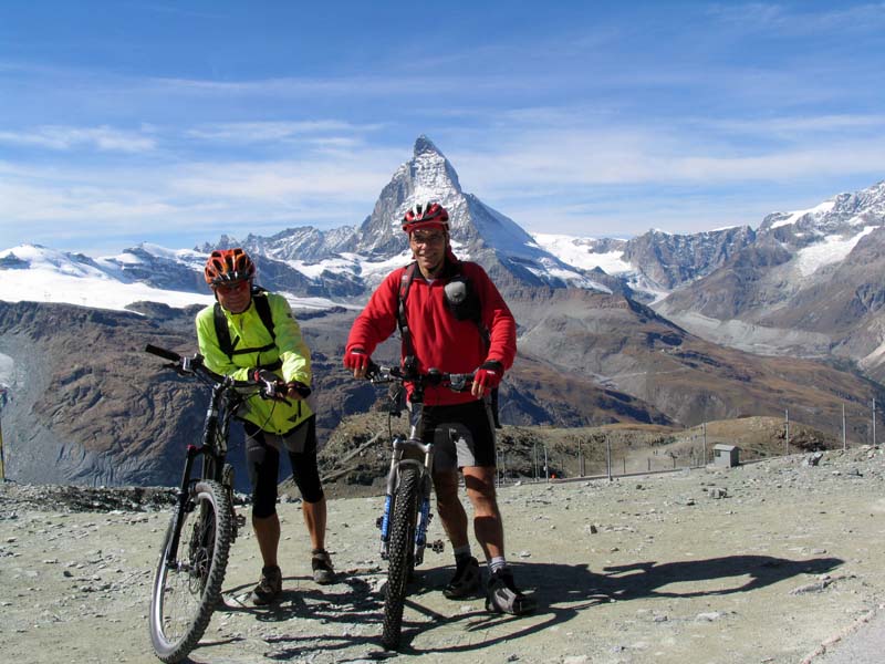 35 Weissensteinerbiker auf dem Gornergrat