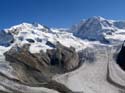 20 Liskammwest und Liskammost Grenzgletscher Dufourspitze und Nordend