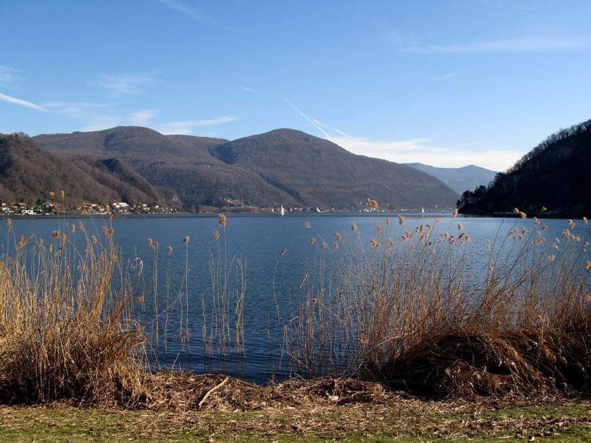 32 in Caslano Blick in Richtung Morcote