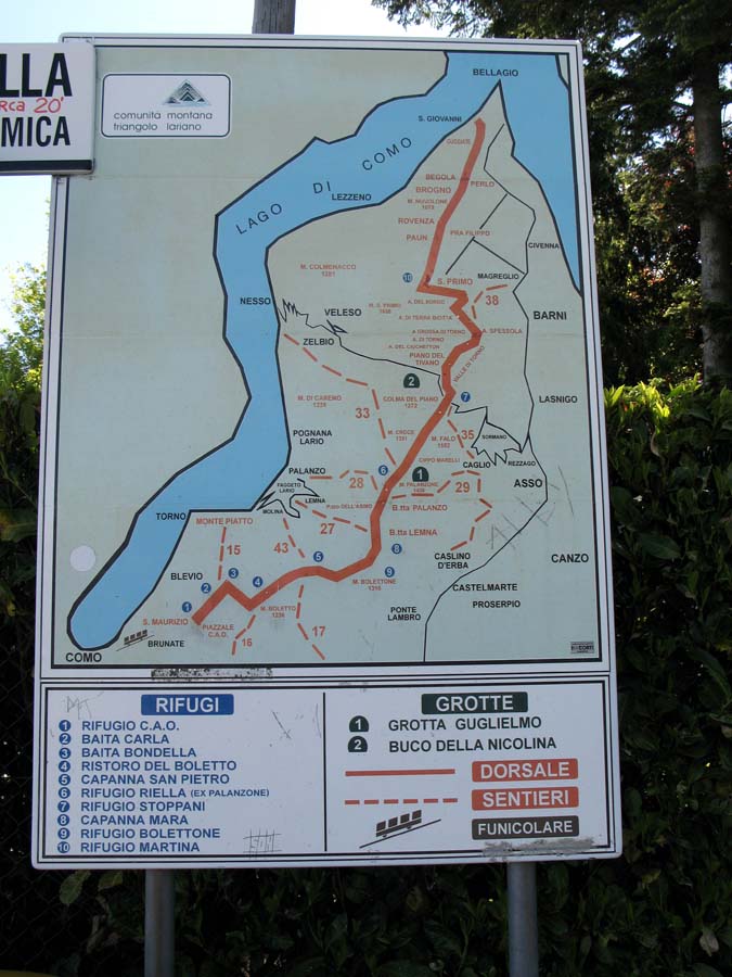 01 Como - Monte San Primo - Belagio - Como