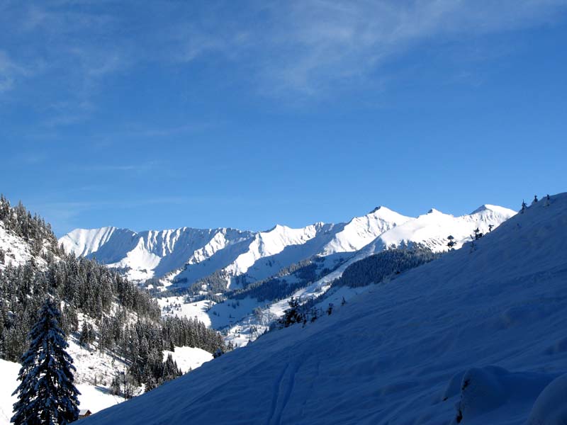 35 im Aufstieg zum Meniggrat