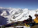 24_Morgenpause_mit_Blick_auf_Nesthorn_Breithorn