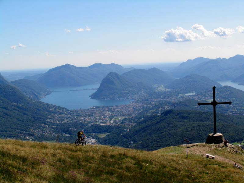 032 Luganersee vom Monte Bar Tessin