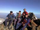 35 auf dem Lauteraarhorn-Gipfel