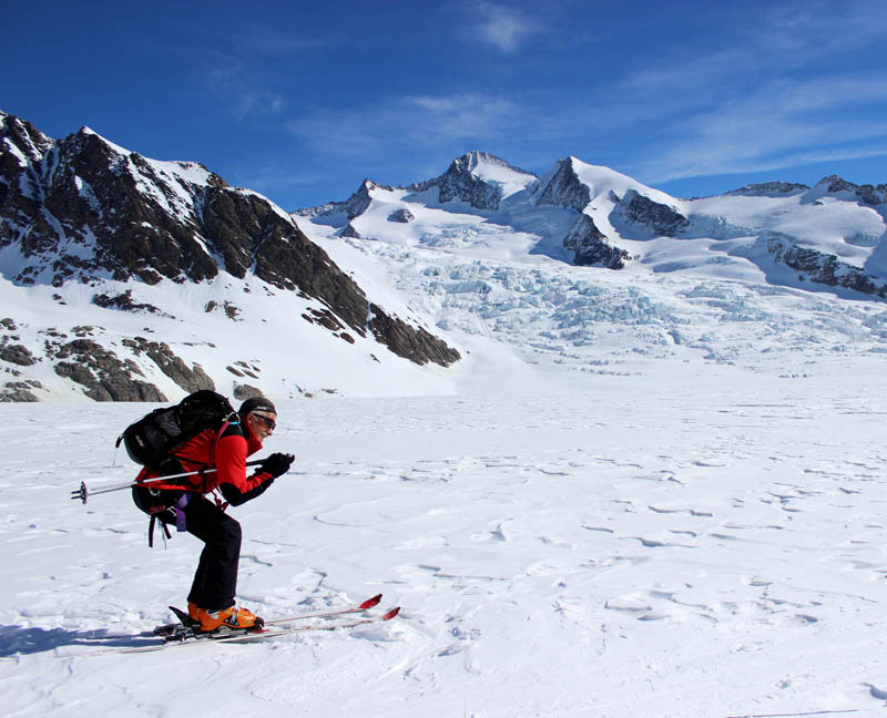 205 Geschwindigkeitsrekord auf  dem Gletscher