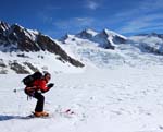 205 Geschwindigkeitsrekord auf  dem Gletscher
