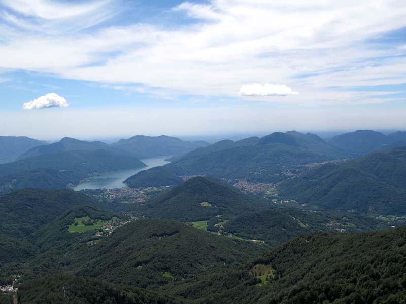 36 Blick vom Monte Lema auf Agno usw