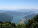 72 Blick von Bellavista auf Melide hinunter
