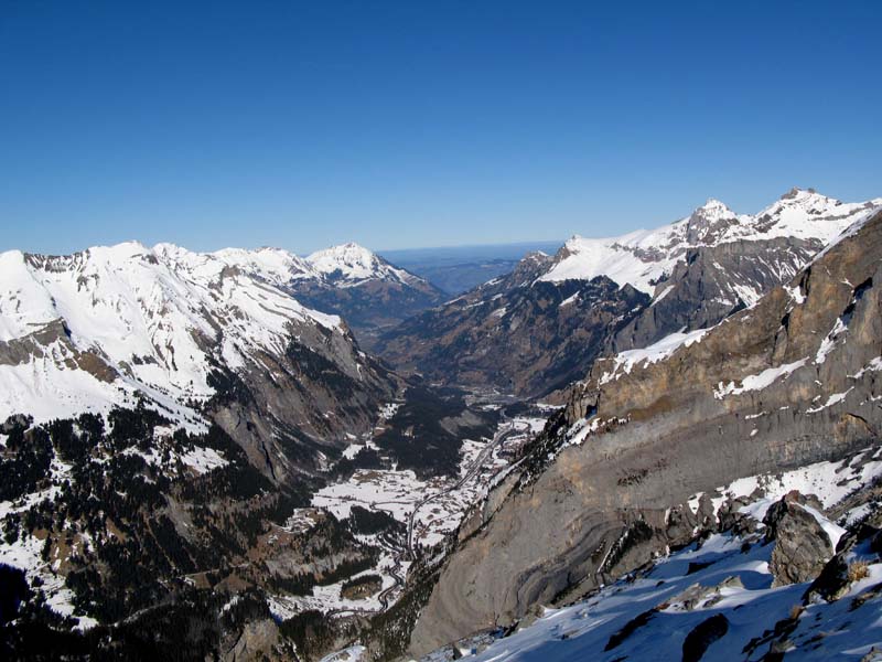 15 Blick hinunter in Kandertal