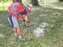 36 Reste vom gestrigen Hagel