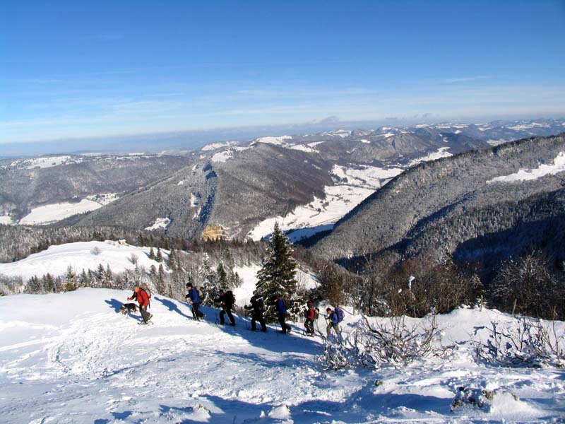 05 Schneeschuhsprinter vor der Hasenmatte